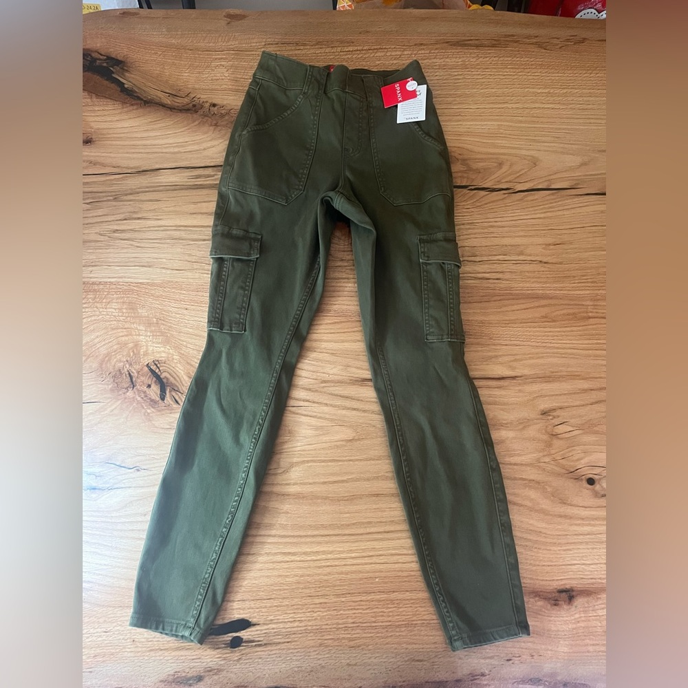 Stretch Twill Ankle Cargo Pant - Darkened Olive / Petite / S